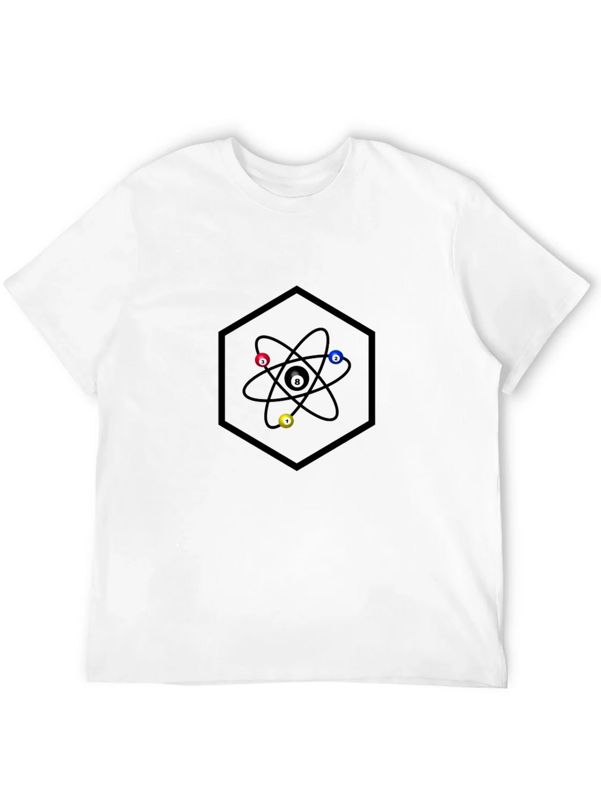 Atom Pool Ball Graphic T-Shirt product image 8