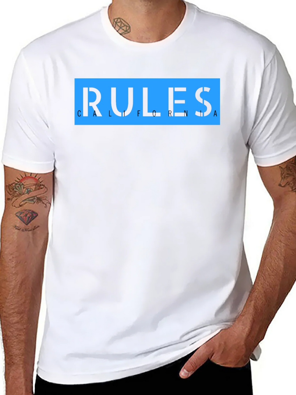 California Rules Graphic T-Shirt - Black product image 7