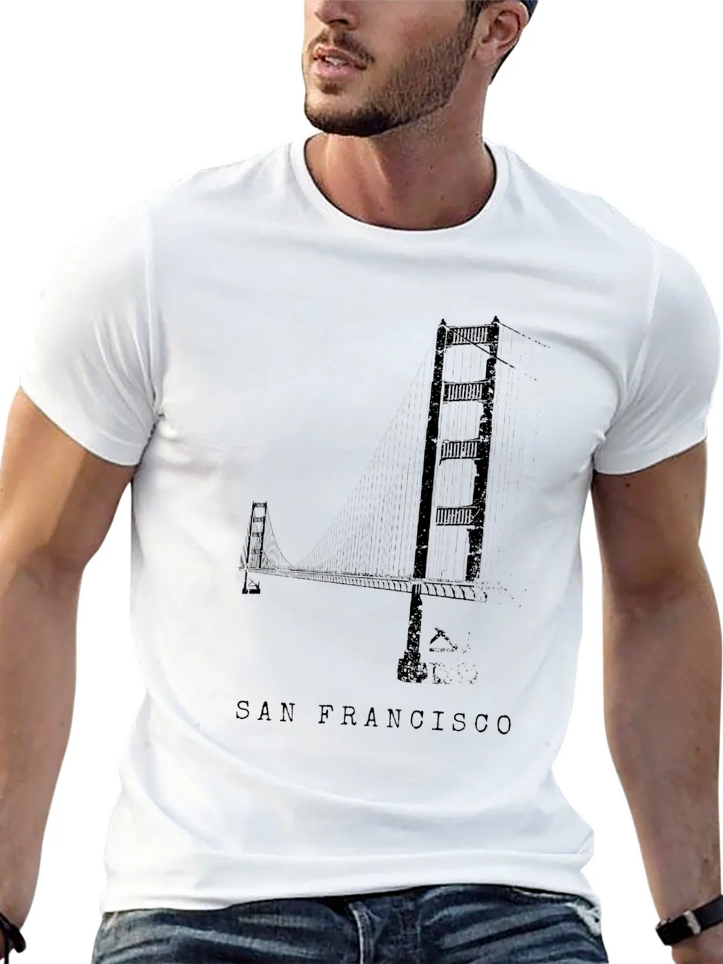 San Francisco Bridge Graphic T-Shirt product image 7