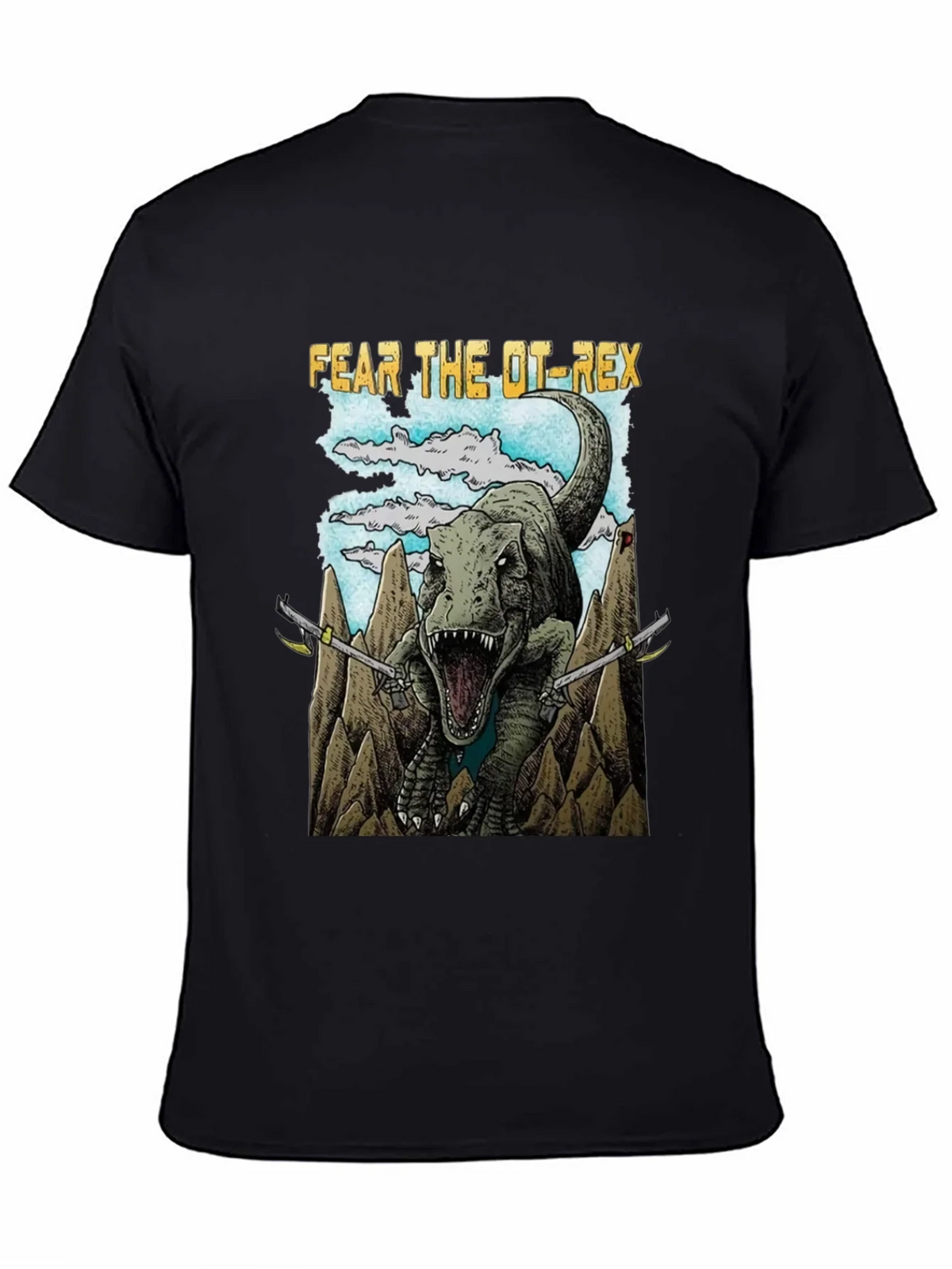 Fear The OT-Rex Dinosaur Graphic T-Shirt product image 4