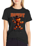Howdy Christmas Gingerbread Cowboy T-Shirt product image 1