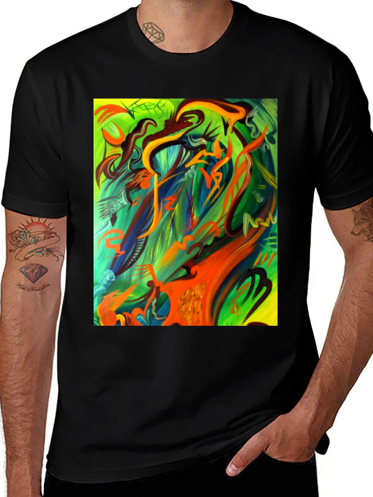 Abstract Art Graphic Tee - Unique & Stylish product image 1