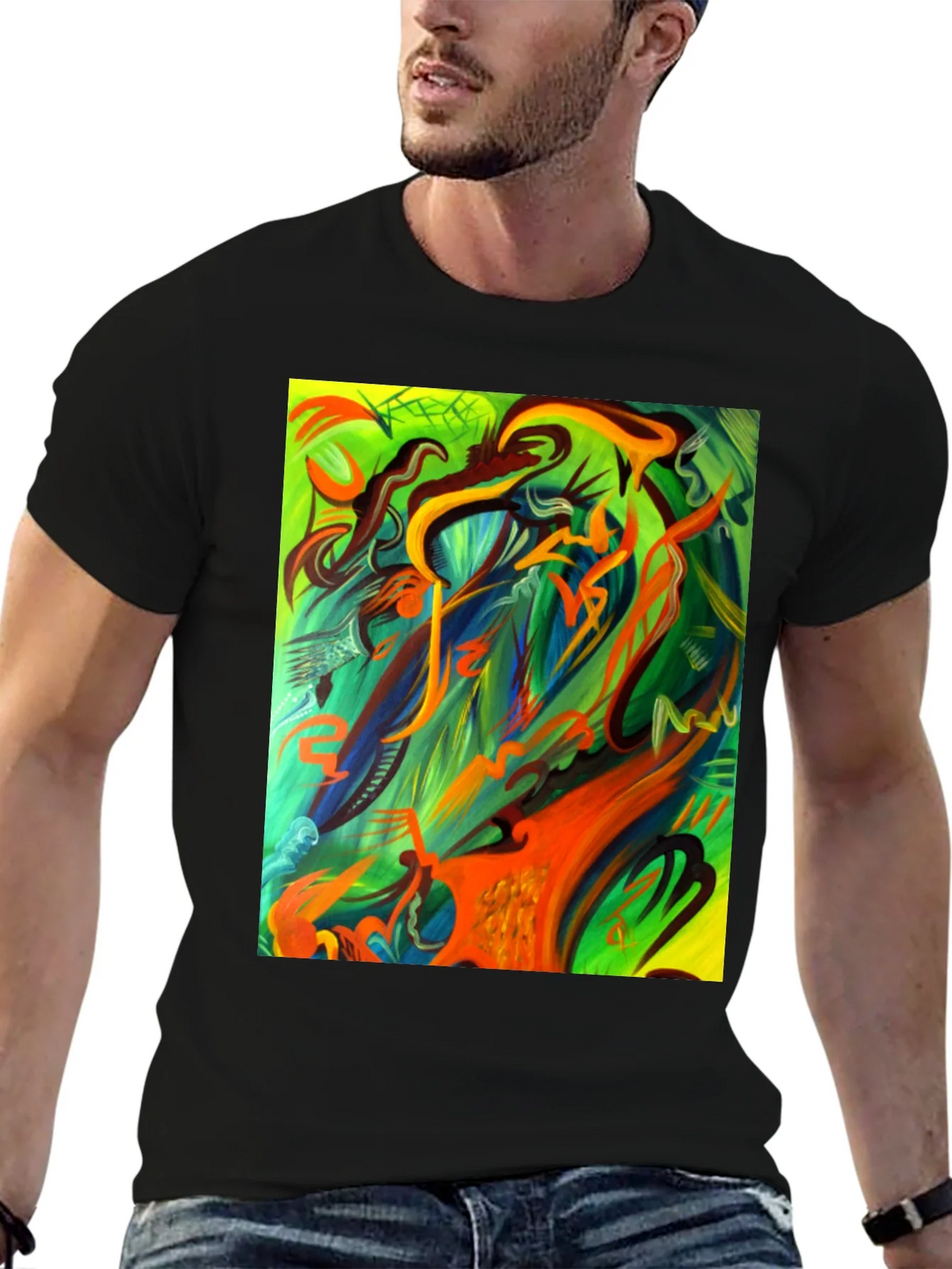 Abstract Art Graphic Tee - Unique & Stylish product image 6