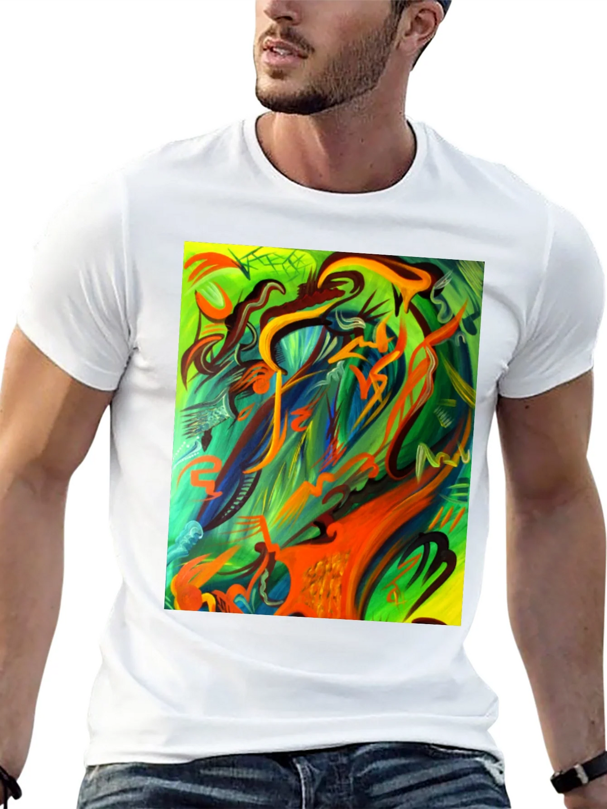 Abstract Art Graphic Tee - Unique & Stylish product image 12