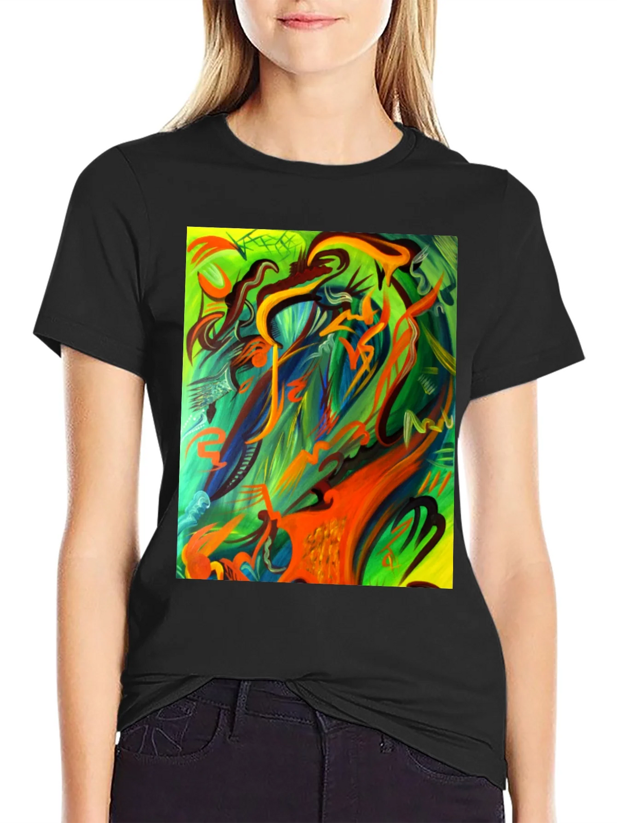 Abstract Art Graphic Tee - Unique & Stylish product image 2