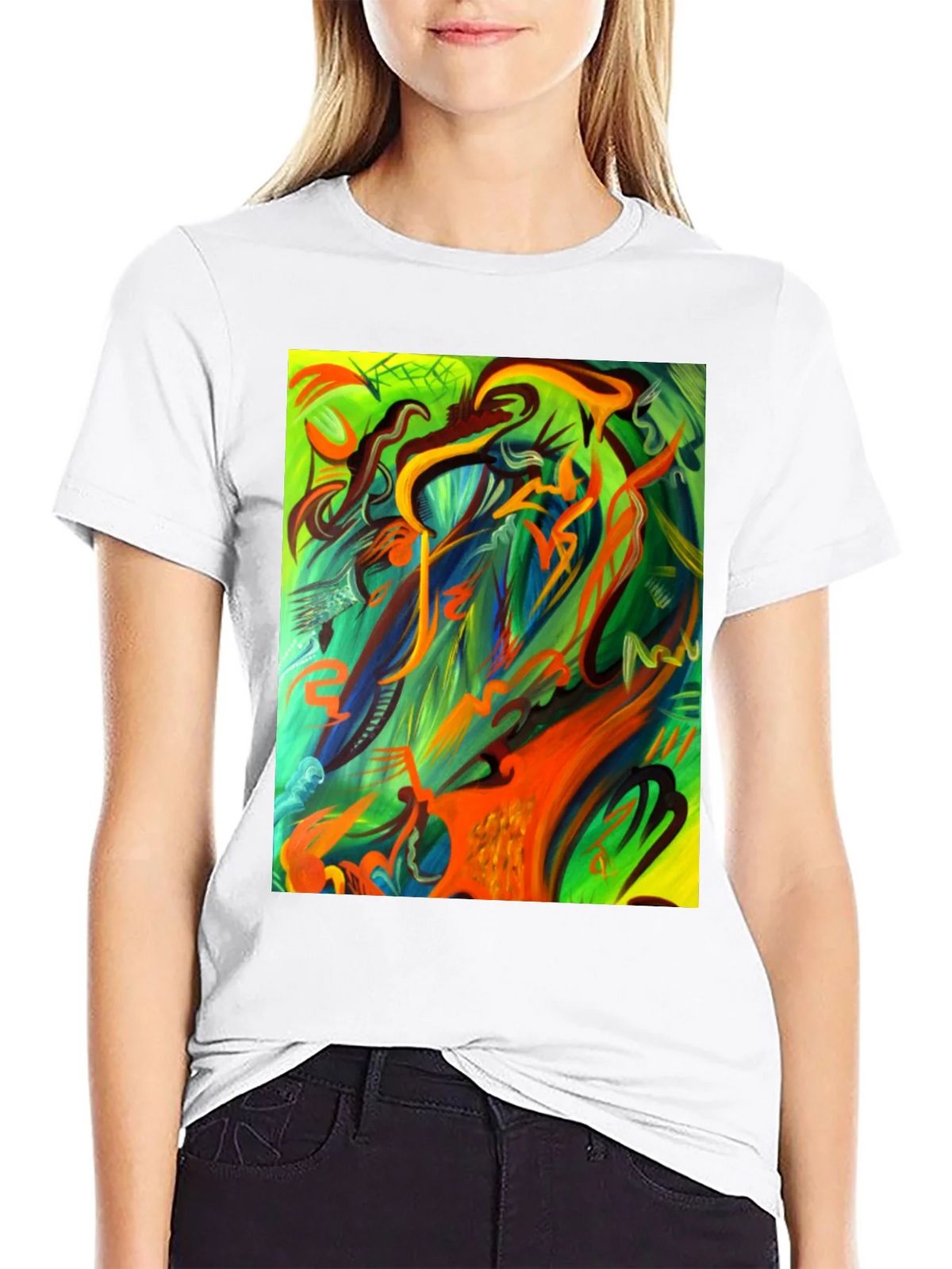 Abstract Art Graphic Tee - Unique & Stylish product image 8