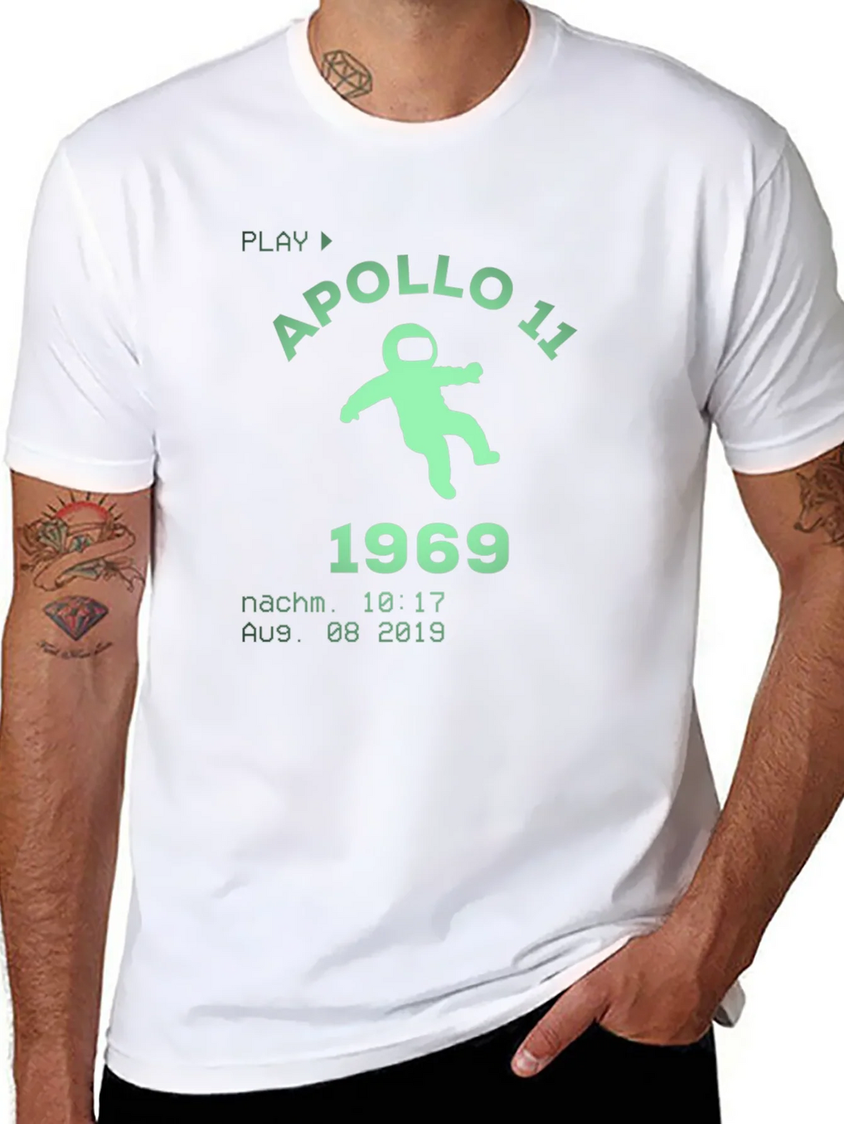 Apollo 11 Moon Landing Graphic Tee product image 7