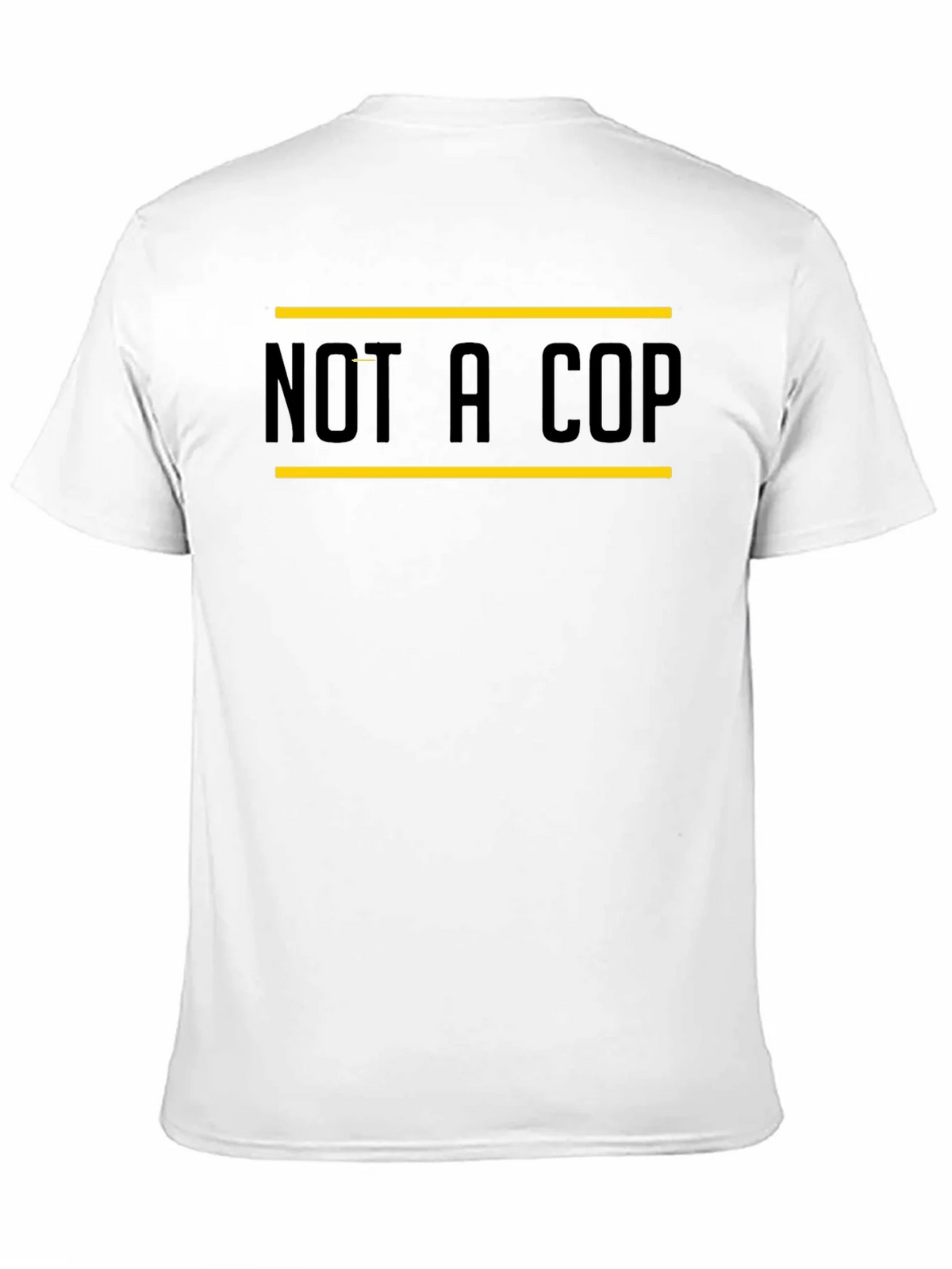Not A Cop Graphic Tee - Black Casual T-Shirt product image 3