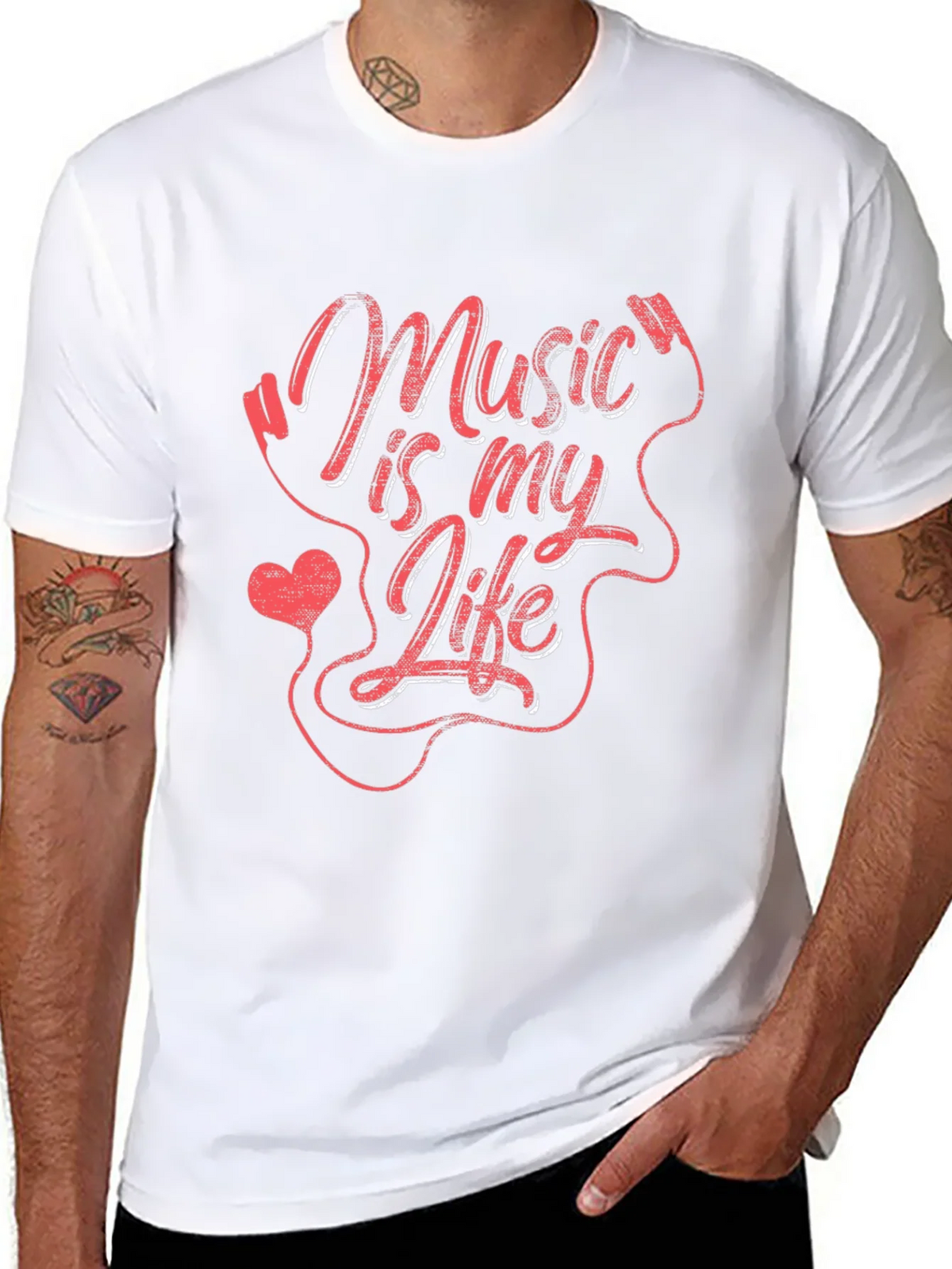 Music Is My Life T-Shirt - Stylish Graphic Tee product image 7