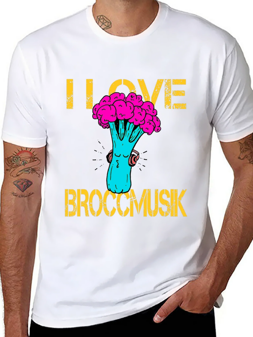 I Love Broccomusik T-Shirt product image 7