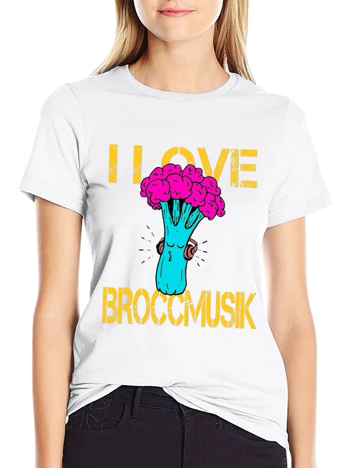 I Love Broccomusik T-Shirt product image 8