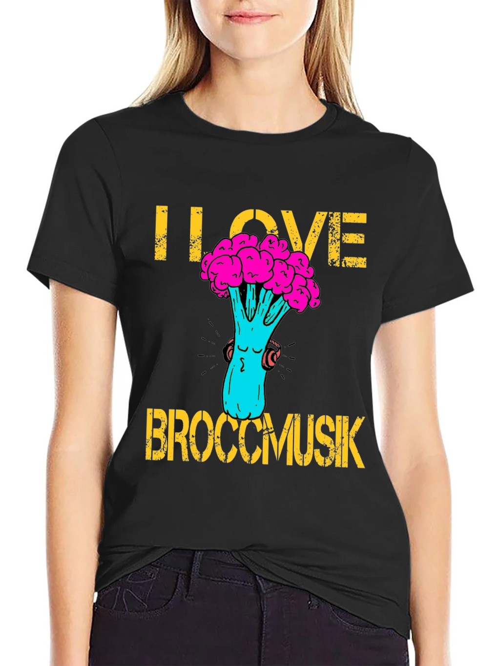 I Love Broccomusik T-Shirt product image 2
