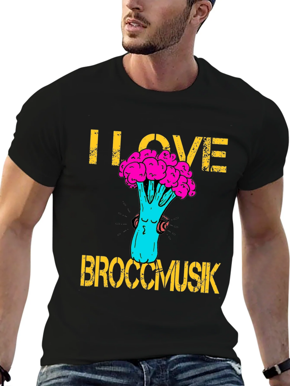 I Love Broccomusik T-Shirt product image 6