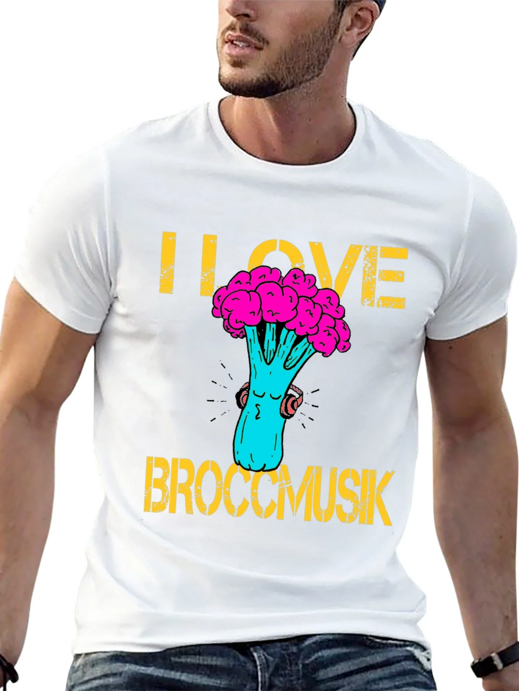 I Love Broccomusik T-Shirt product image 12
