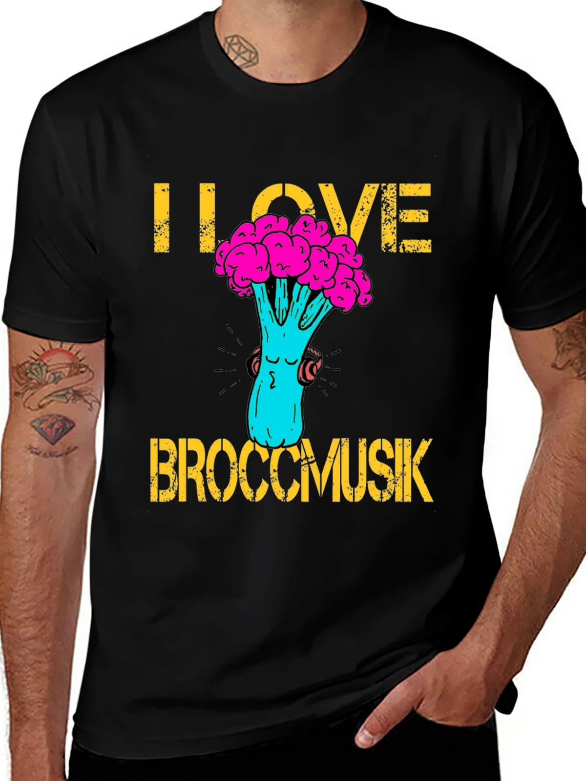 I Love Broccomusik T-Shirt product image 1