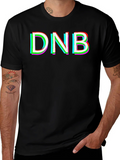 DNB Glitch Graphic T-Shirt - Black product image 1