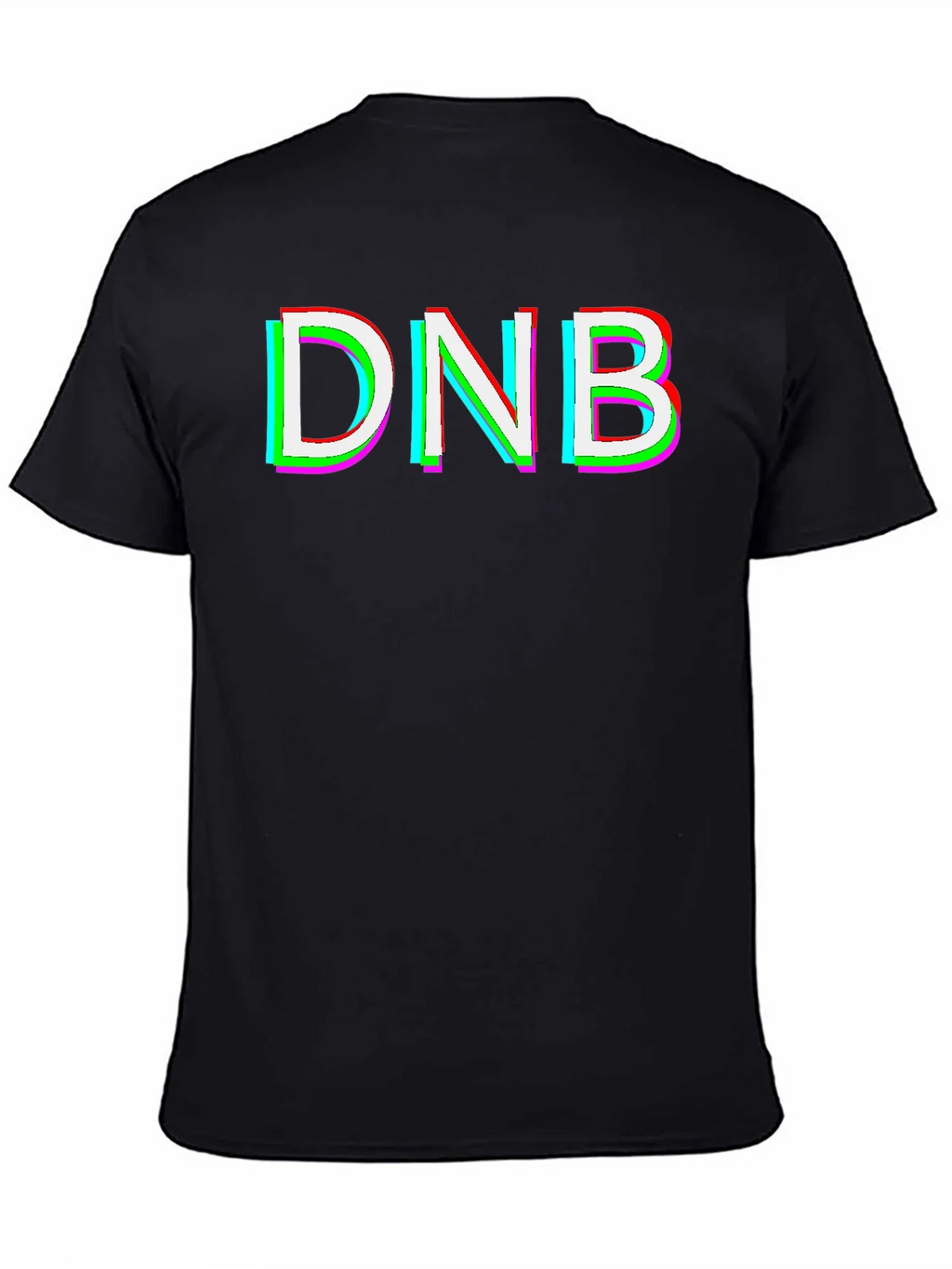 DNB Glitch Graphic T-Shirt - Black product image 4
