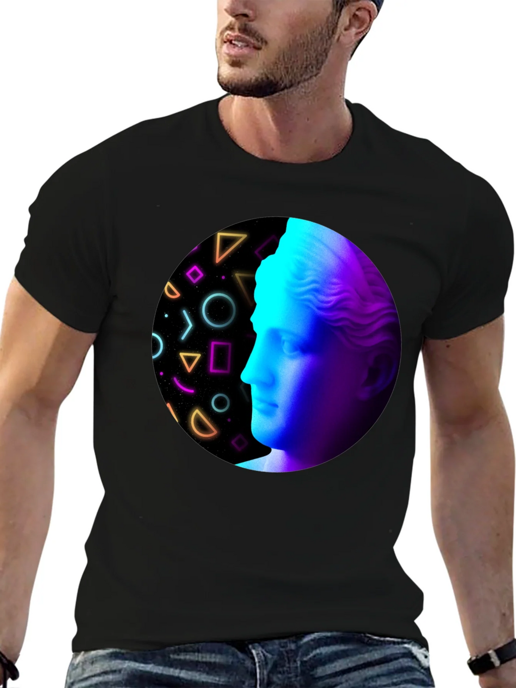 Retro Aesthetic Statue Graphic T-Shirt product image 6