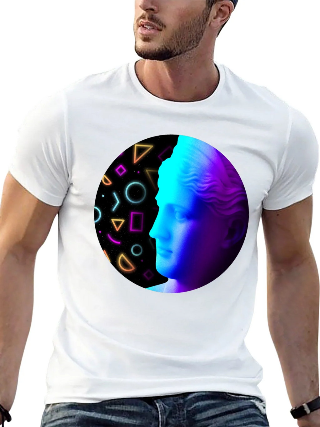 Retro Aesthetic Statue Graphic T-Shirt product image 12