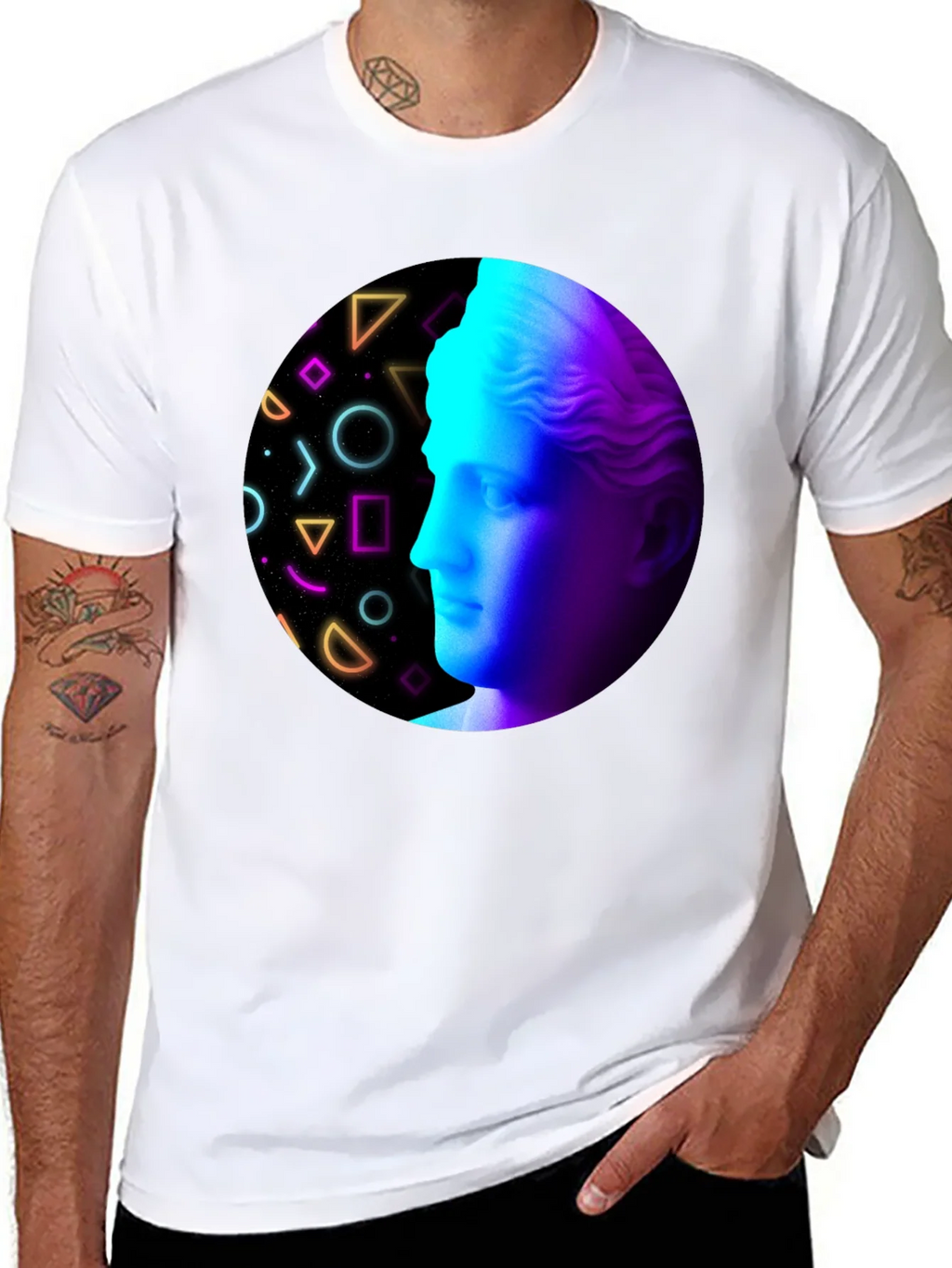 Retro Aesthetic Statue Graphic T-Shirt product image 7