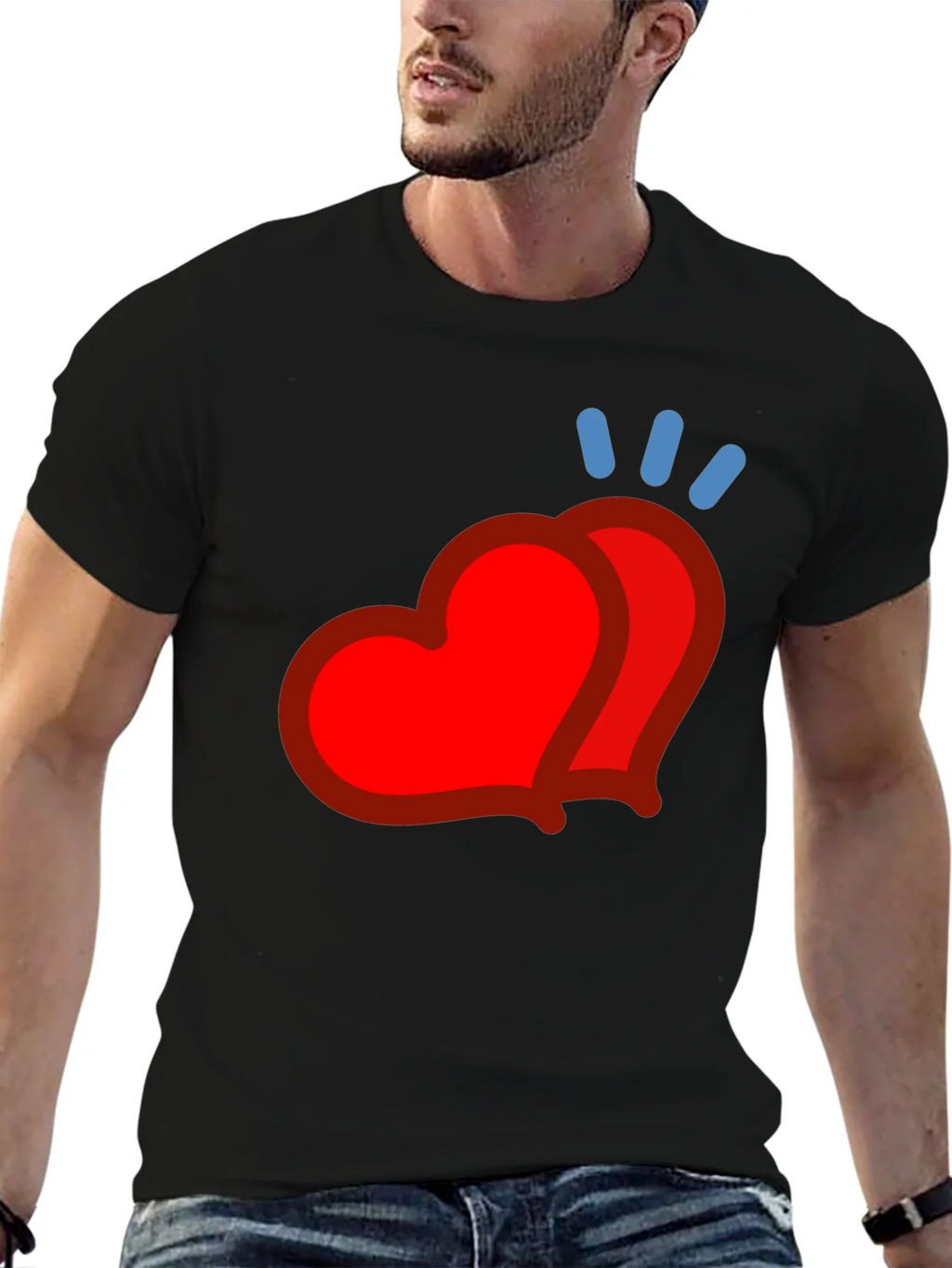 Heart Emoji Graphic Tee - Modern Casual Style product image 6