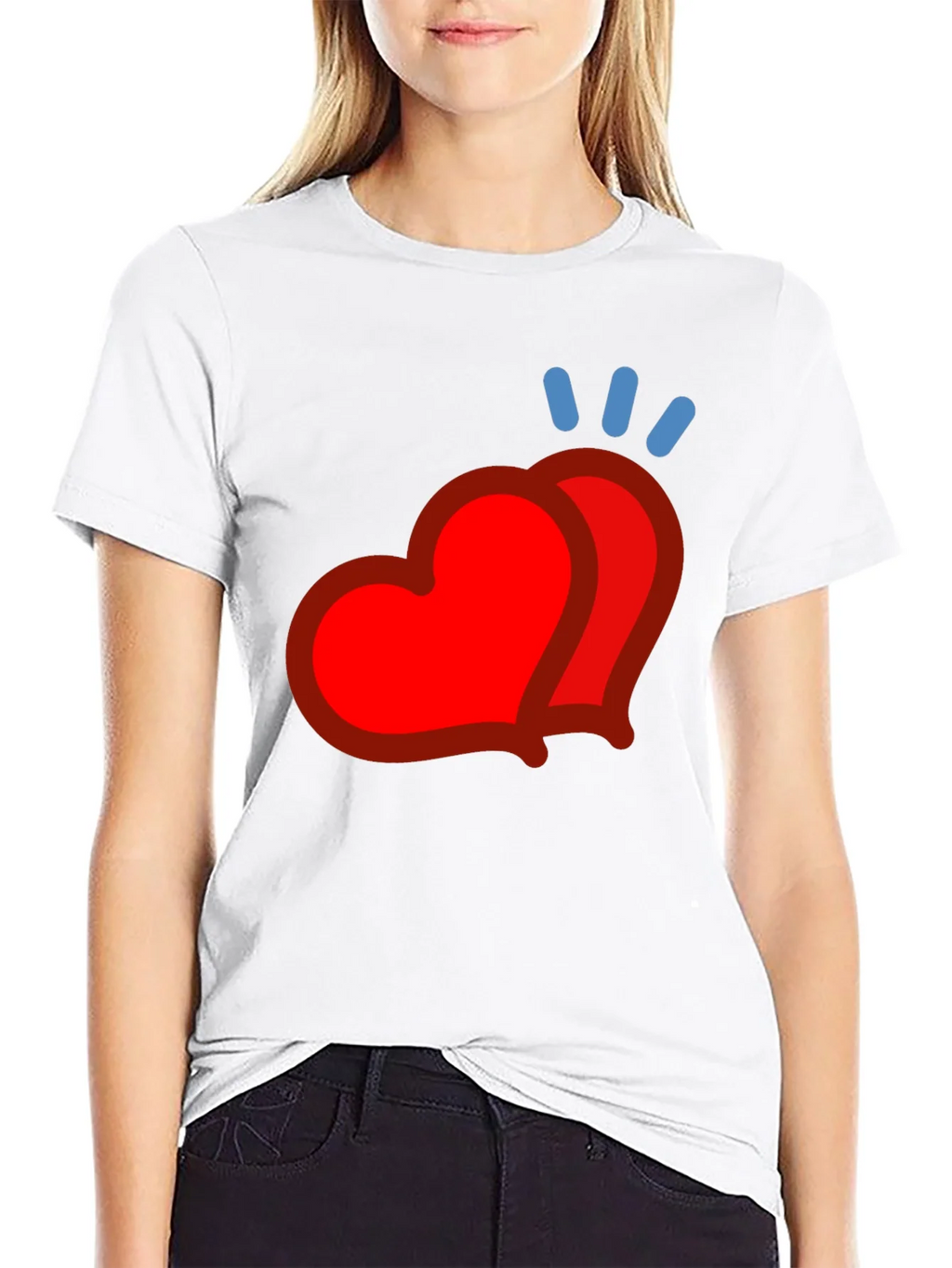 Heart Emoji Graphic Tee - Modern Casual Style product image 8