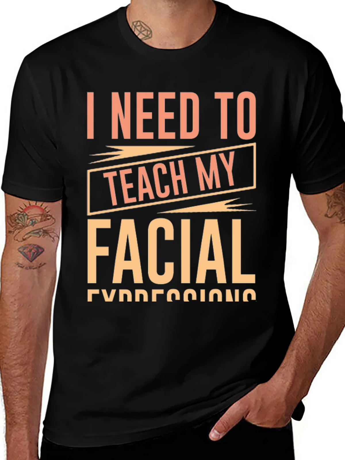 Funny Facial Expressions Graphic Tee product image 1