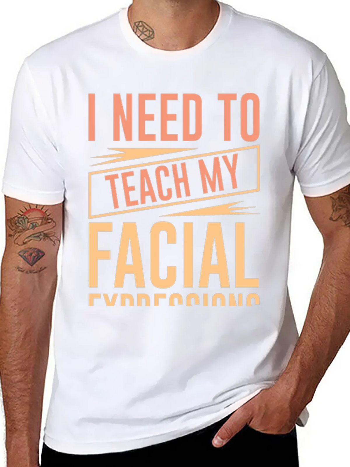 Funny Facial Expressions Graphic Tee product image 7