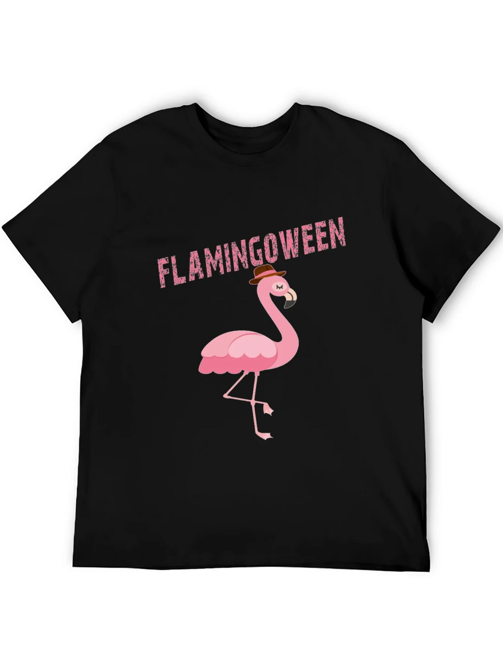 Flamingoween Black T-Shirt - Mens product image 5