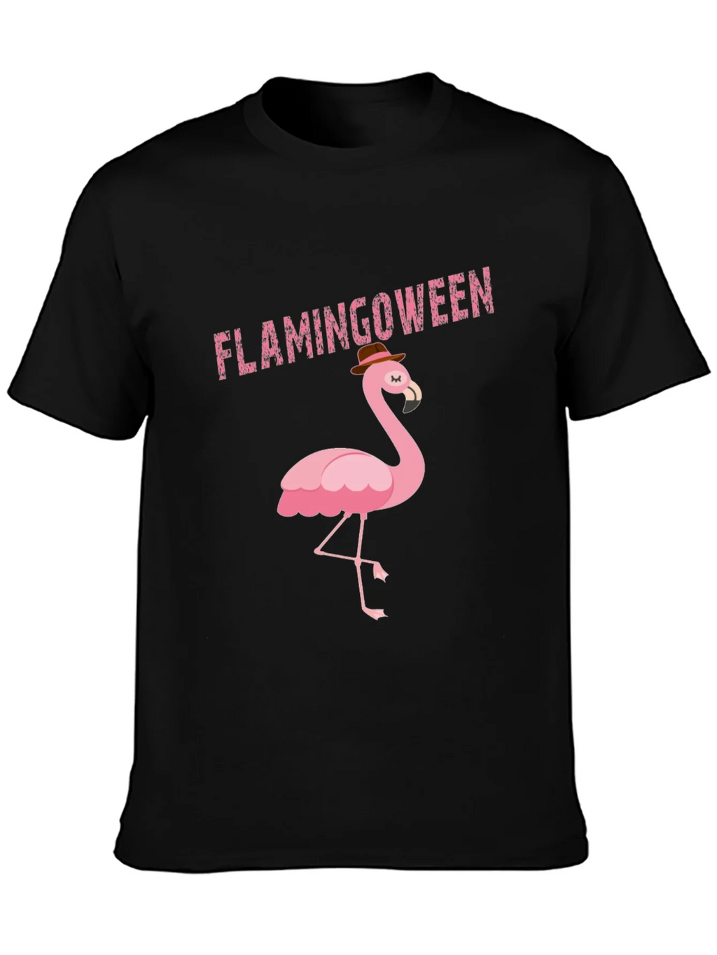Flamingoween Black T-Shirt - Mens product image 3