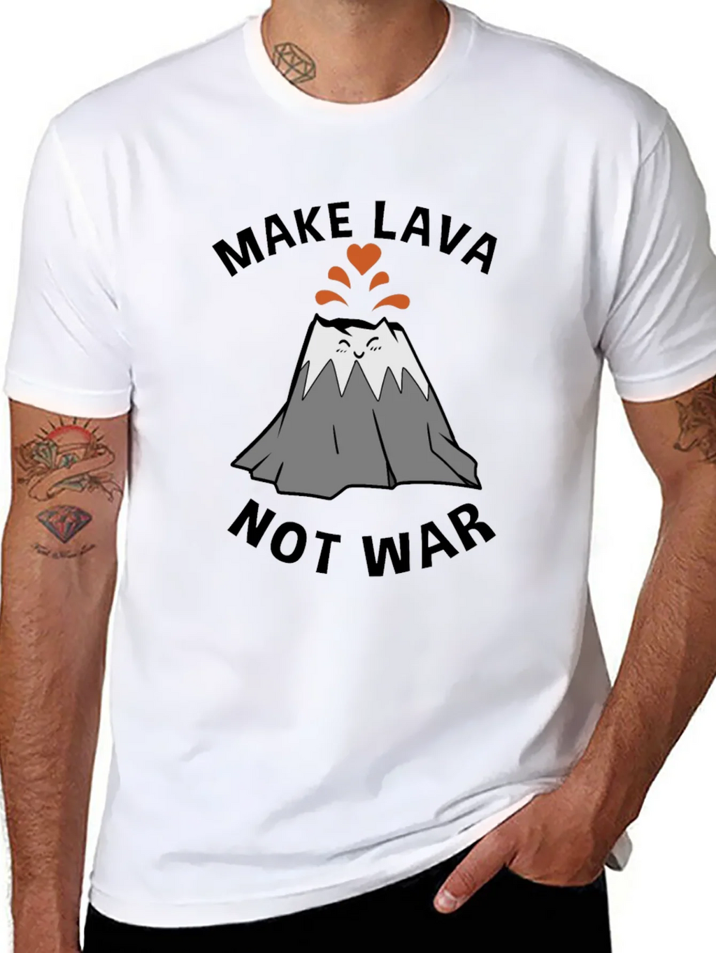 Make Lava Not War T-Shirt product image 7