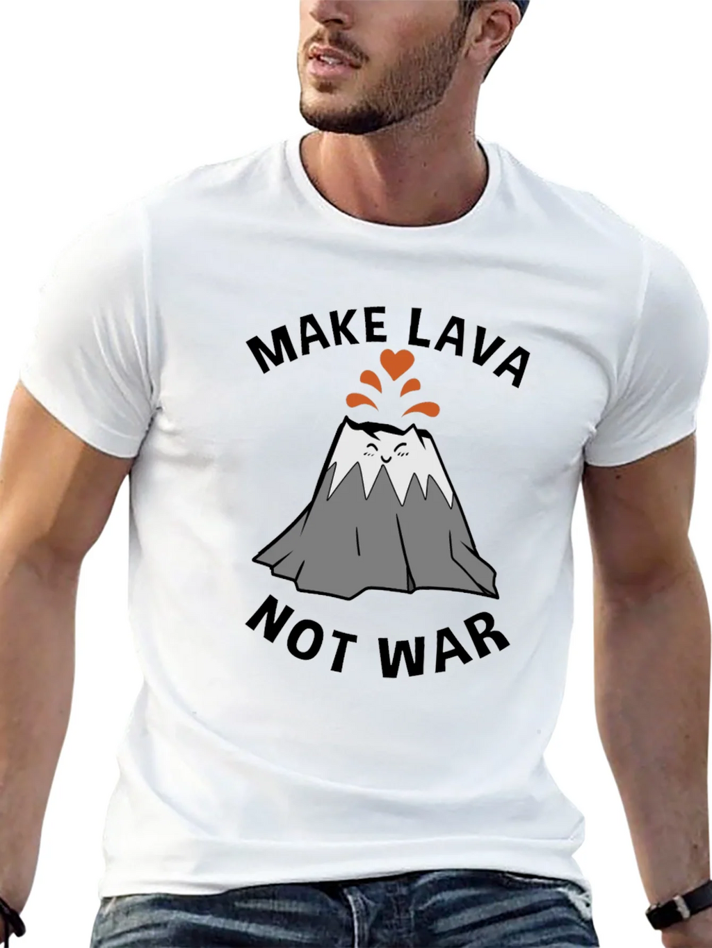 Make Lava Not War T-Shirt product image 12