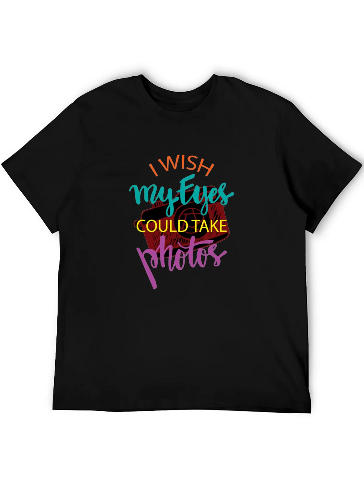 I Wish My Eyes Could Take Photos Graphic Tee product image 4