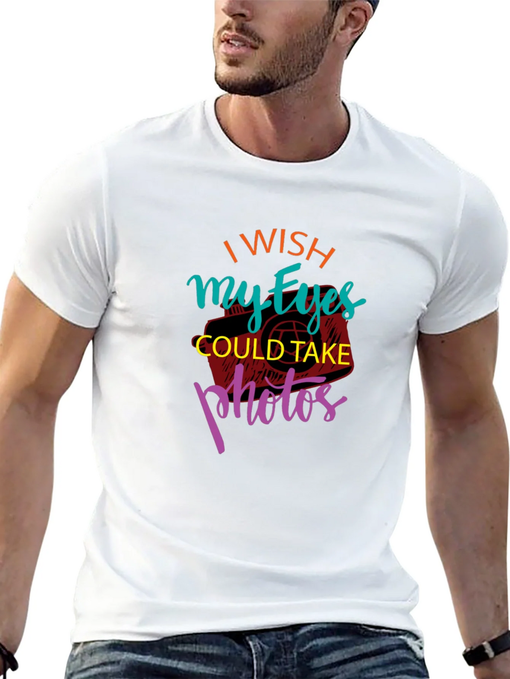 I Wish My Eyes Could Take Photos Graphic Tee product image 10