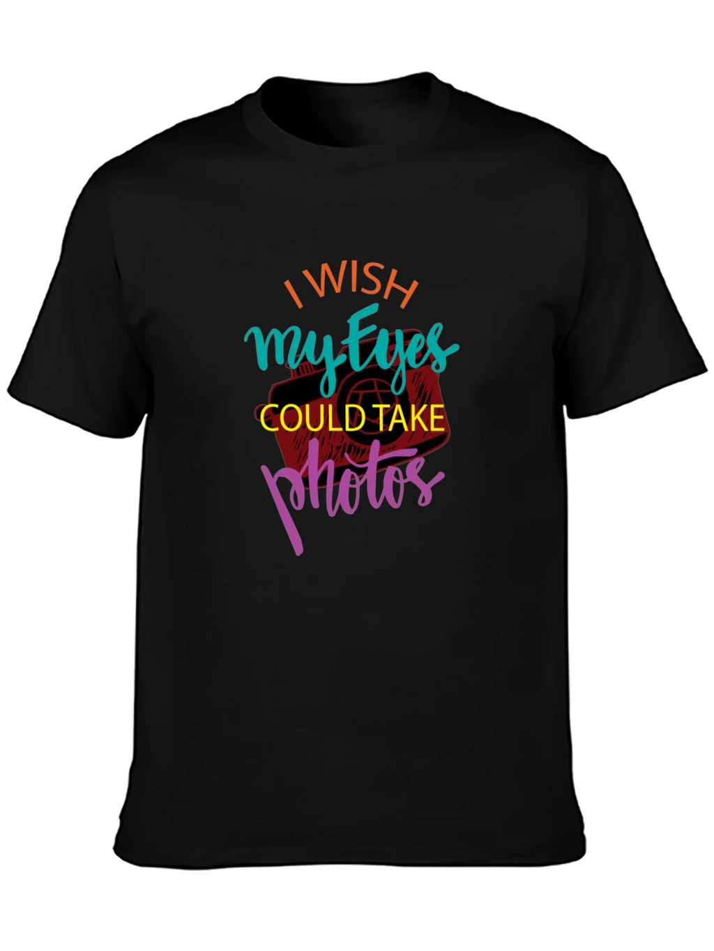 I Wish My Eyes Could Take Photos Graphic Tee product image 2