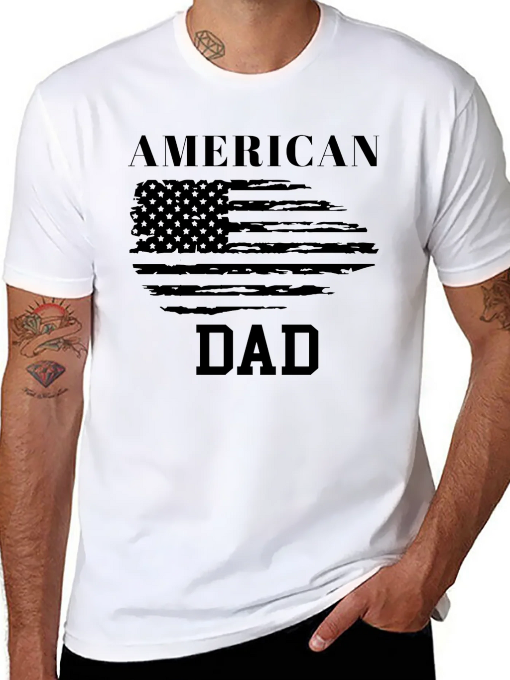 American Dad Flag T-Shirt product image 7