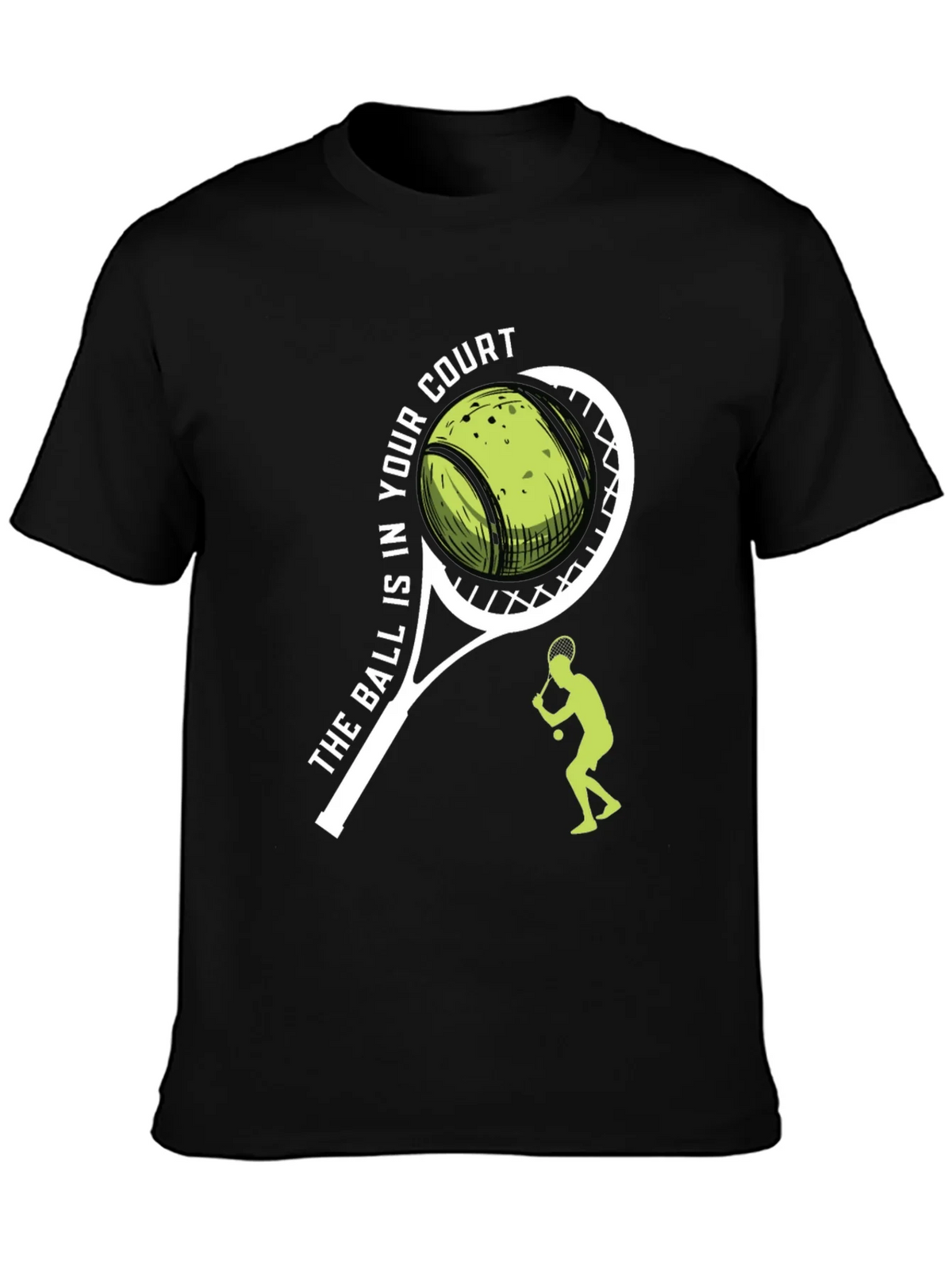 Tennis Ball in Your Court Graphic Tee product image 3