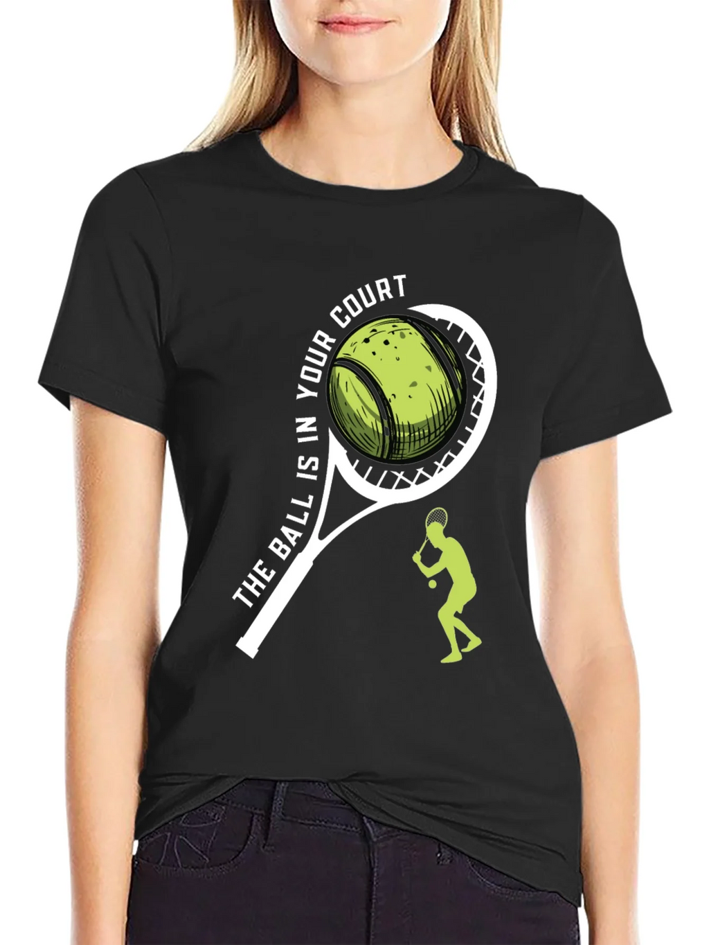 Tennis Ball in Your Court Graphic Tee product image 2