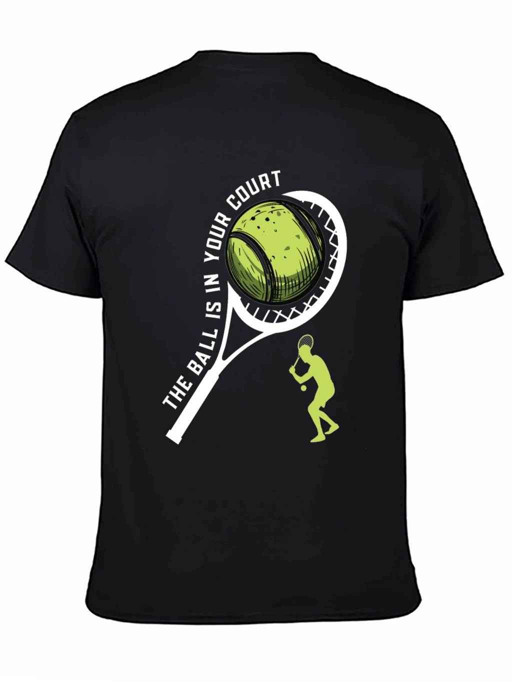 Tennis Ball in Your Court Graphic Tee product image 4