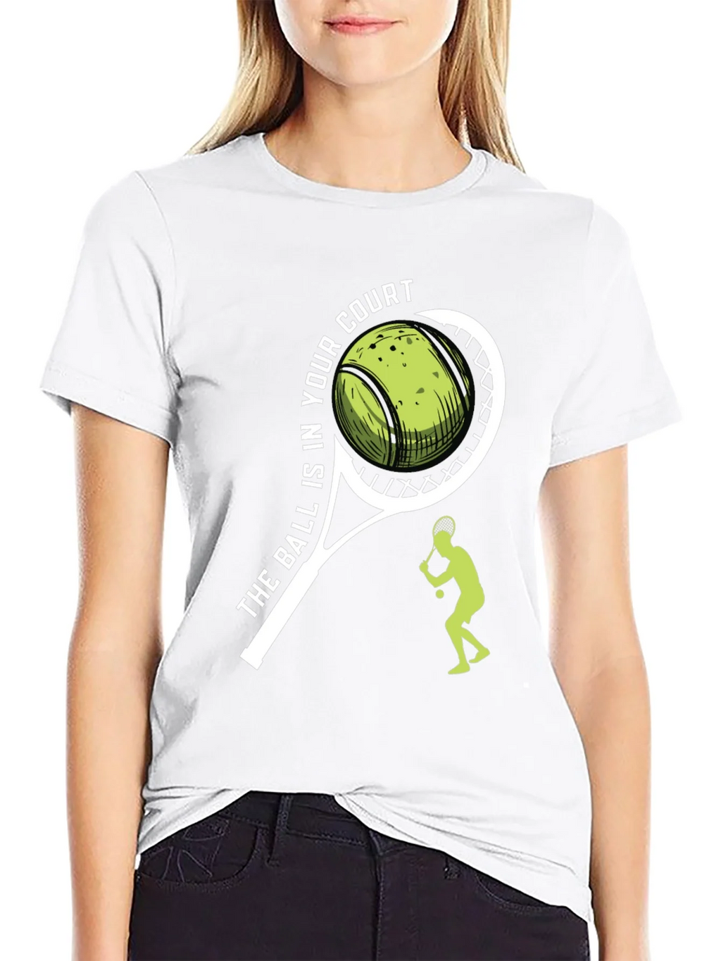 Tennis Ball in Your Court Graphic Tee product image 8