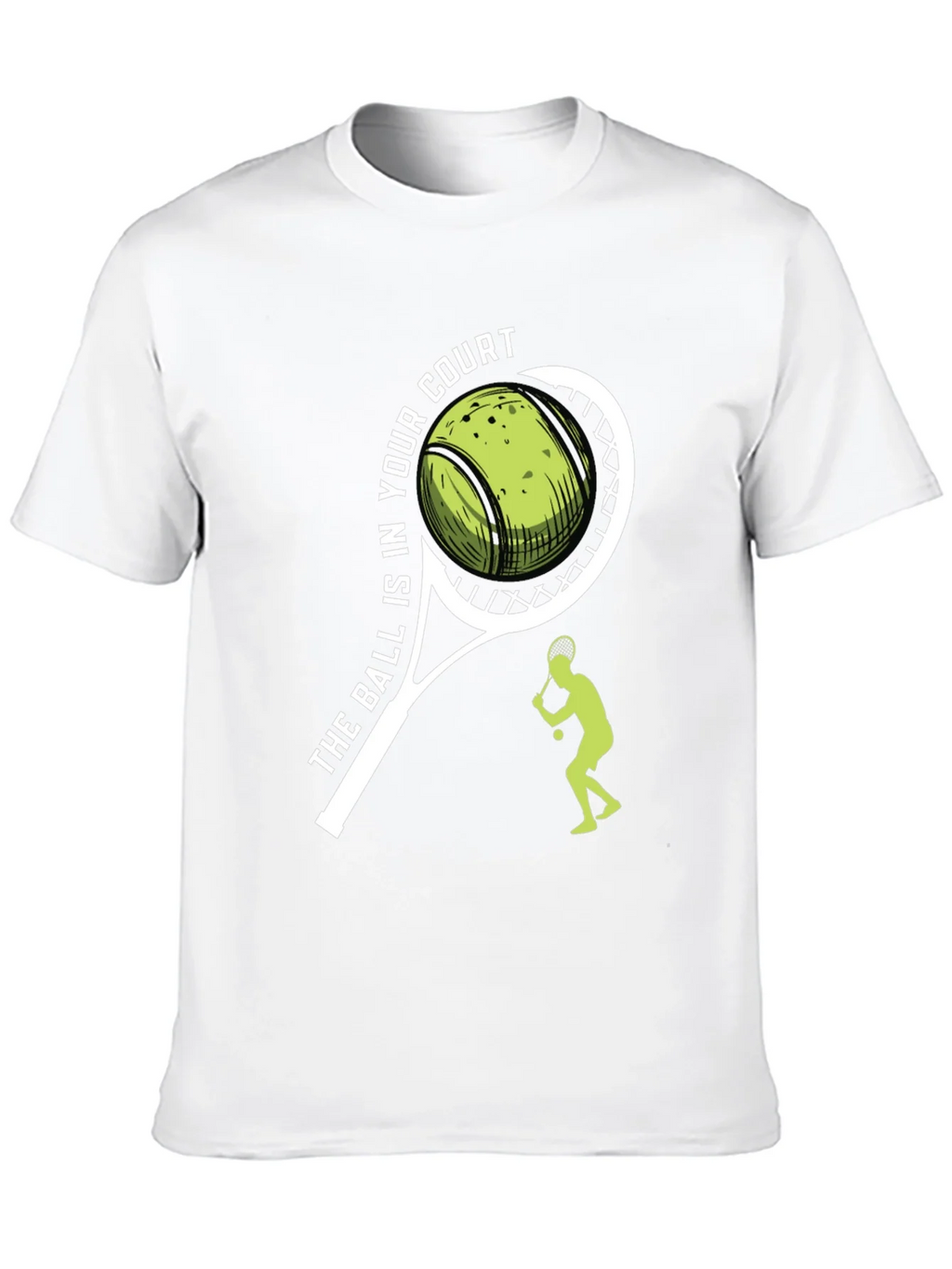 Tennis Ball in Your Court Graphic Tee product image 9