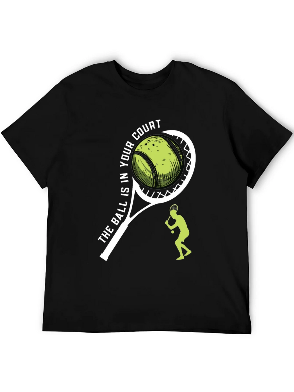 Tennis Ball in Your Court Graphic Tee product image 5