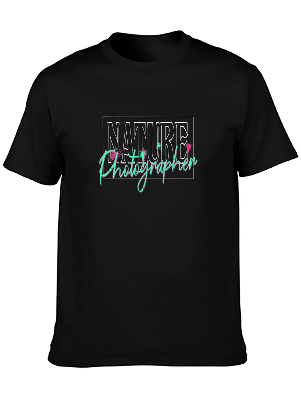 Nature Photographer Graphic Tee - Black Casual Shirt product image 3