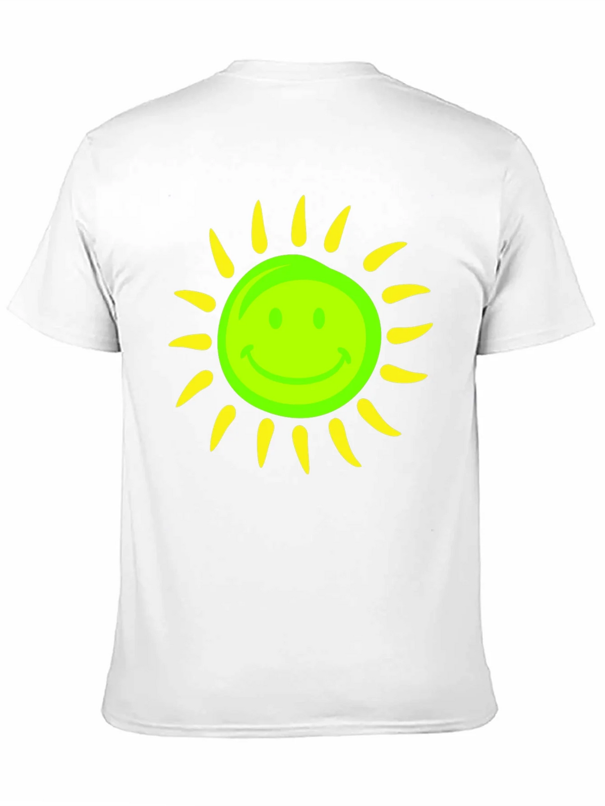 Smiley Sun Graphic Tee - Black Casual T-Shirt product image 9