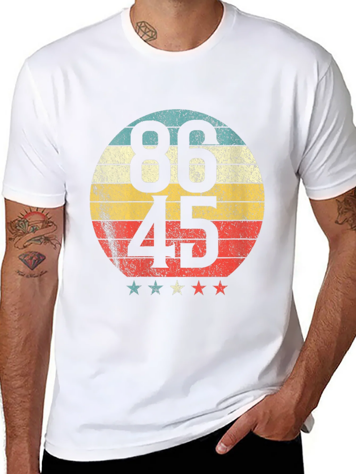 86 45 Retro Graphic Tee - Political Statement T-Shirt product image 7