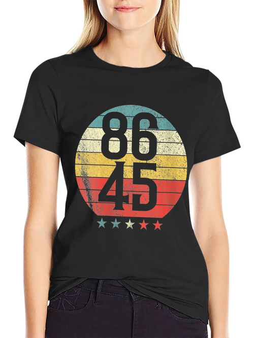 86 45 Retro Graphic Tee - Political Statement T-Shirt product image 2