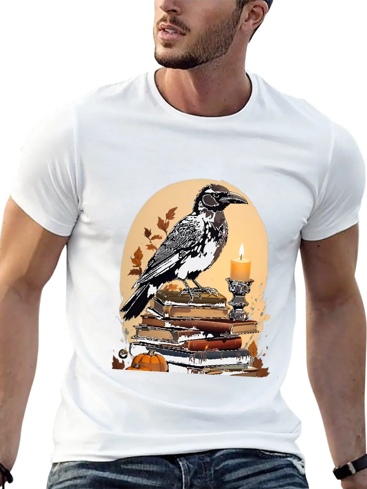 Raven and Books Graphic Tee product image 9