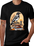 Raven and Books Graphic Tee product image 1