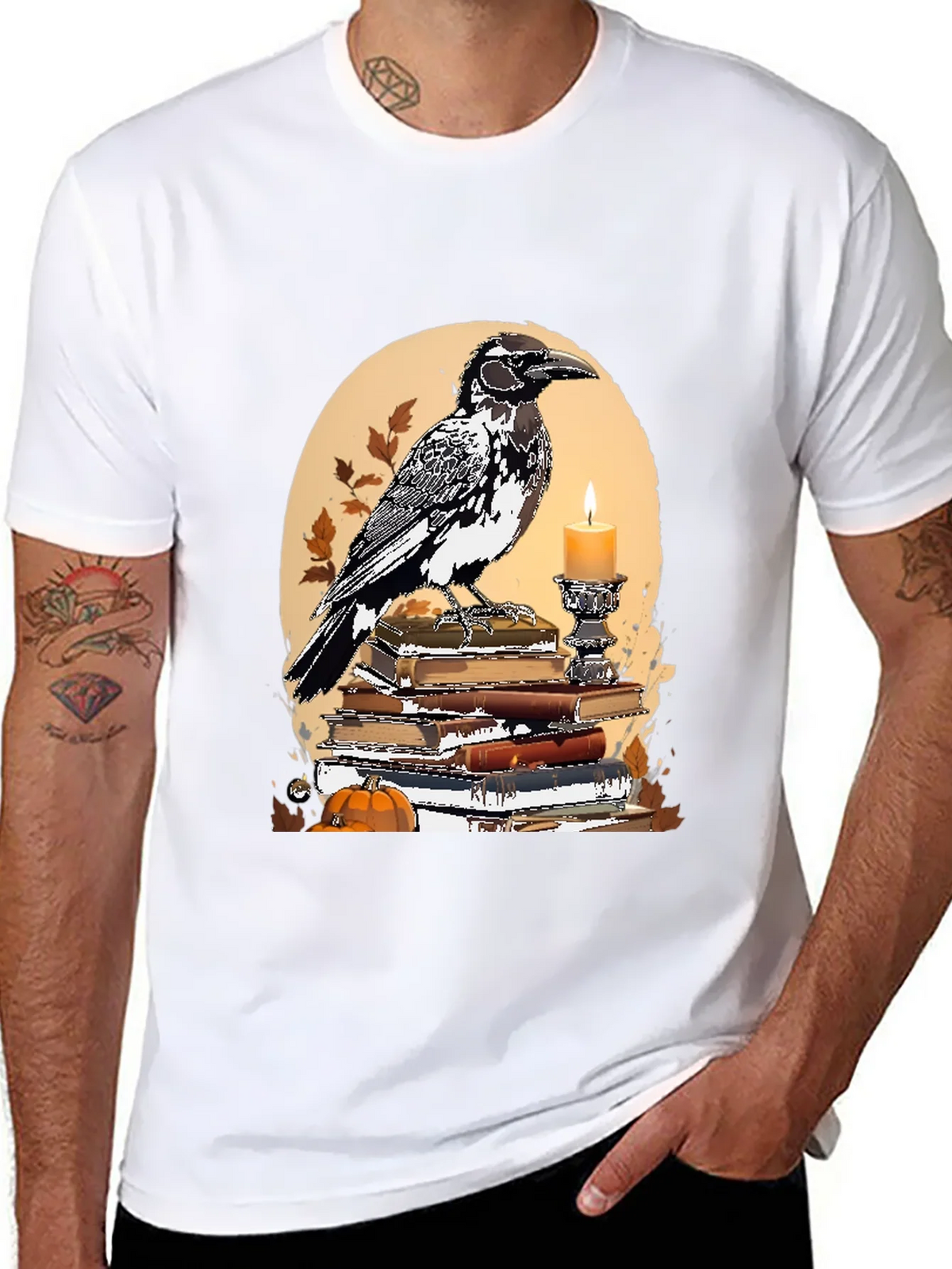 Raven and Books Graphic Tee product image 7