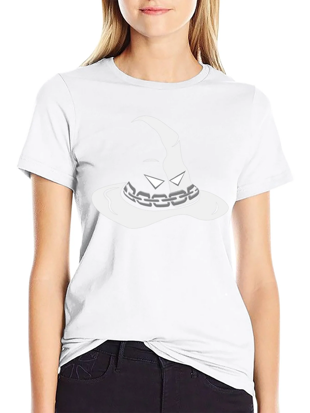 Mystic Wizard Hat Graphic Tee - Black
